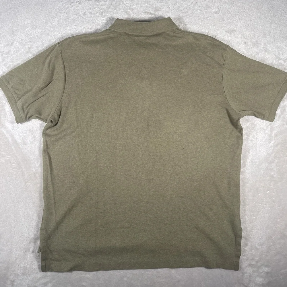 Polo Ralph Lauren Vtg‎ Polo Shirt Mens Lg Brown Flesh Pony Short Sleeve Preppy